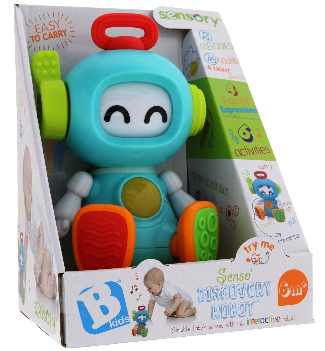 Jucarie bebelusi B-Kids -Senso Discovery Robot B Kids imagine noua