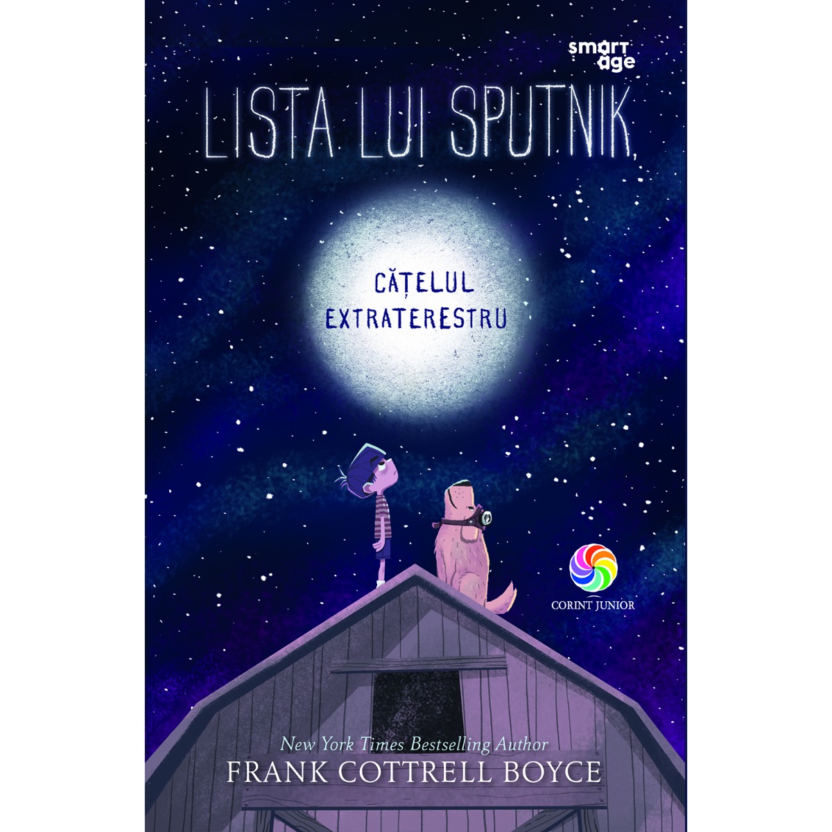 Carte Editura Corint, Lista lui Sputnik, catelul extraterestru, Frank Cottrell Boyce Carti pentru copii imagine 2022