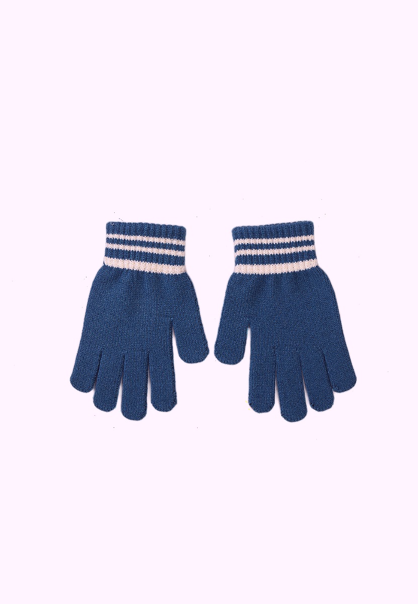 Manusi tricotate, Minoti, Kb Glove, albastru Minoti imagine noua