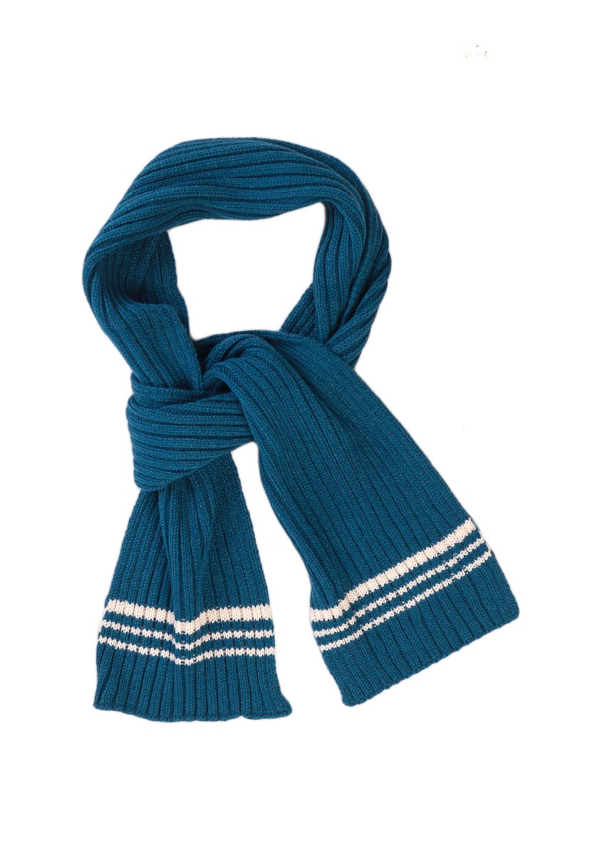 Fular tricotat Minoti, Kb Scarf, albastru Minoti