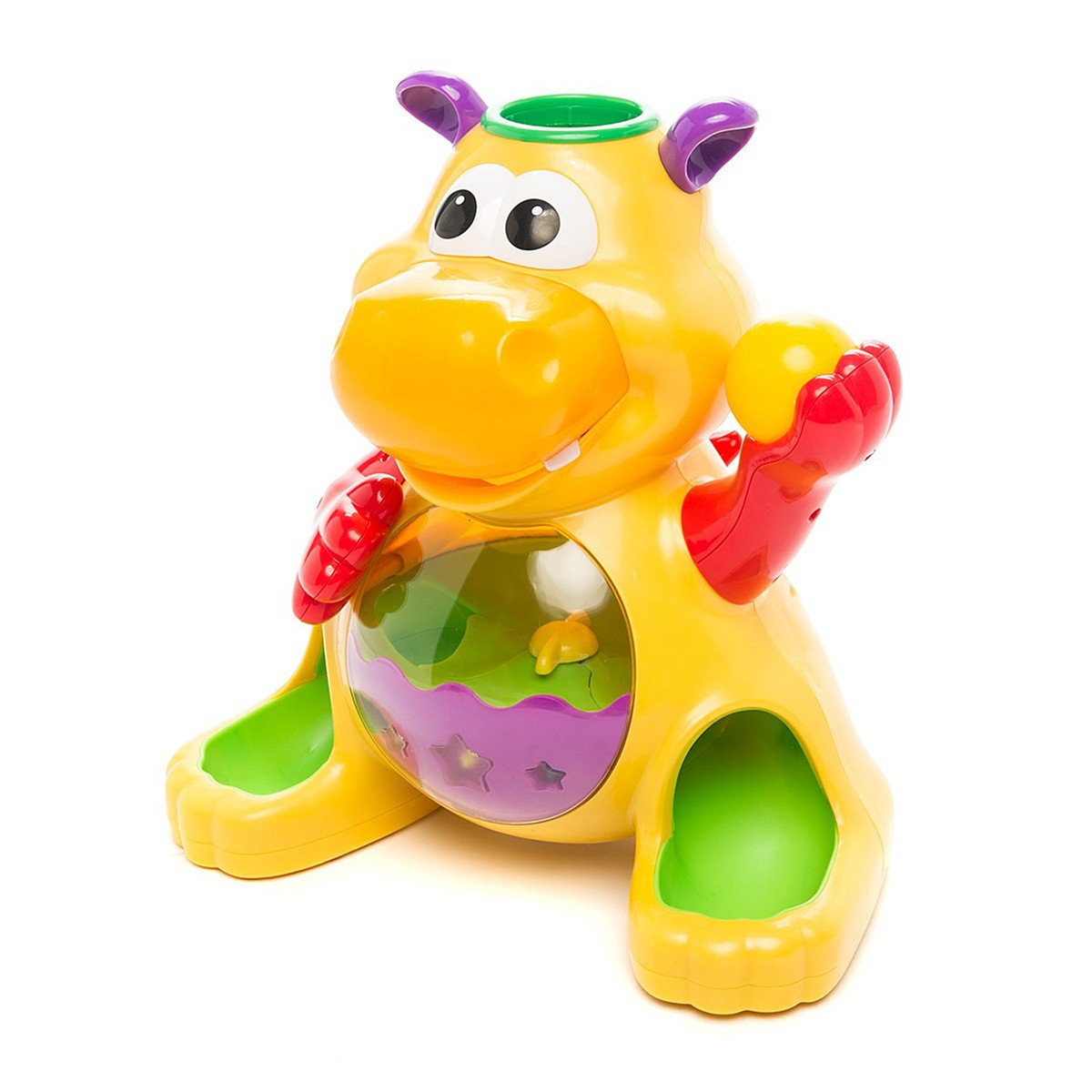 Jucarie interactiva bebelusi poppin hippo kiddieland