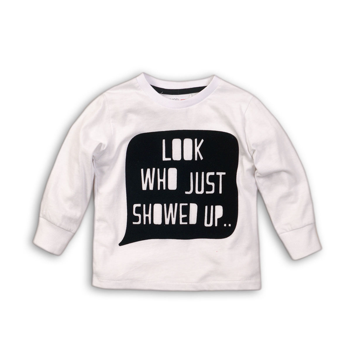 bluza alba cu imprimeu minoti kid