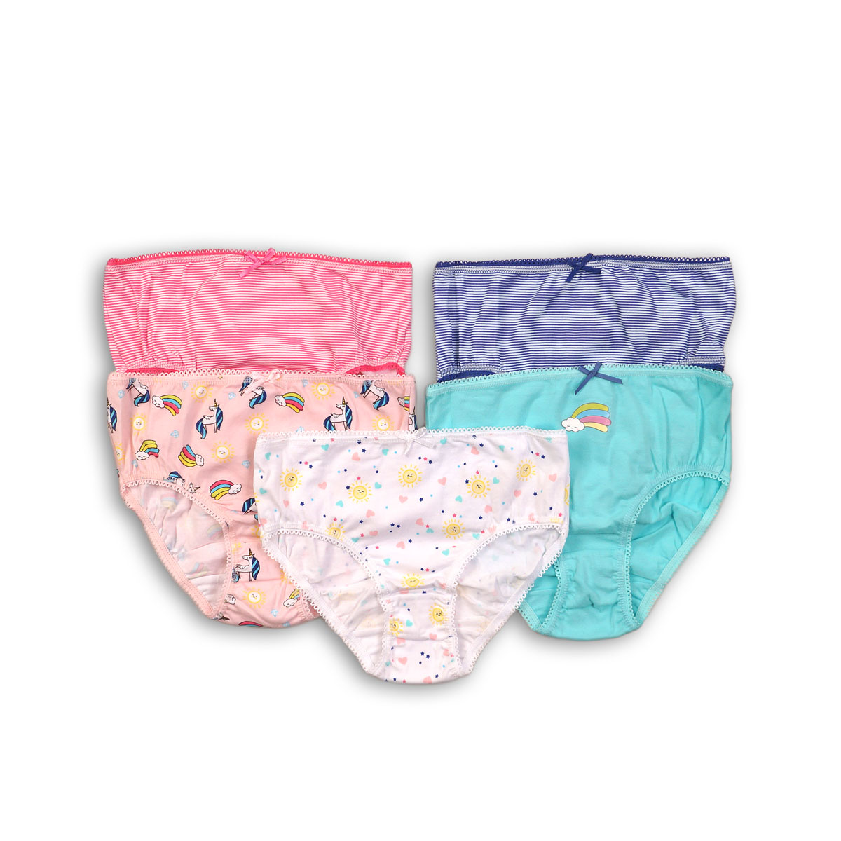set chiloti minoti knicker - 5 bucati