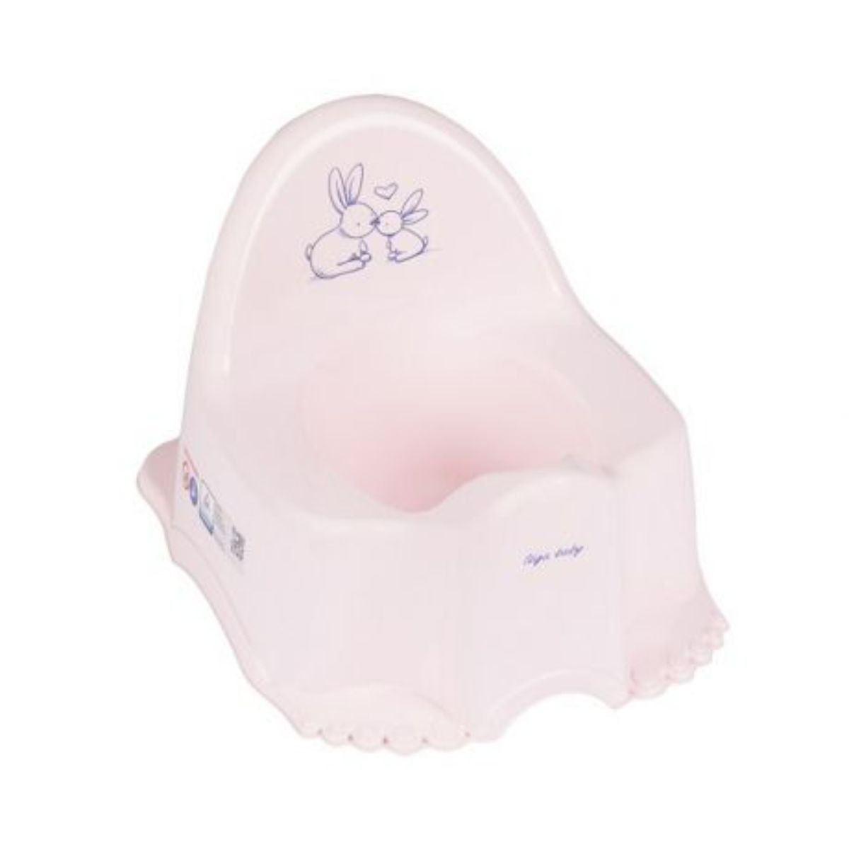 Olita plastic copii Tega, Little Bunnies, Roz Bunnies