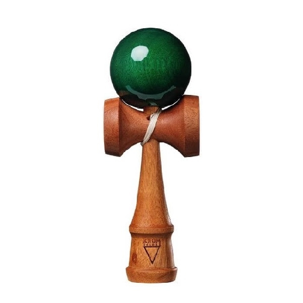 krom kendama deluxe v3 mahogany - emerald green