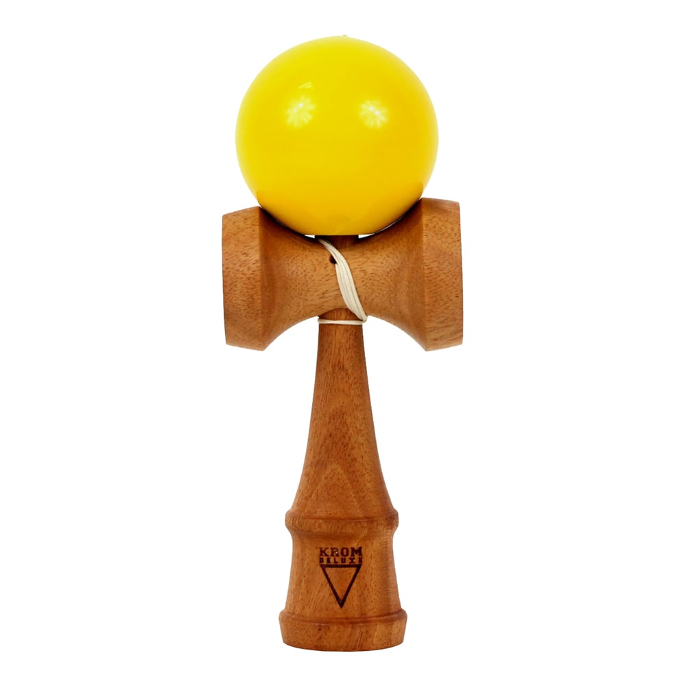 krom kendama deluxe v3 mahogany - mustard