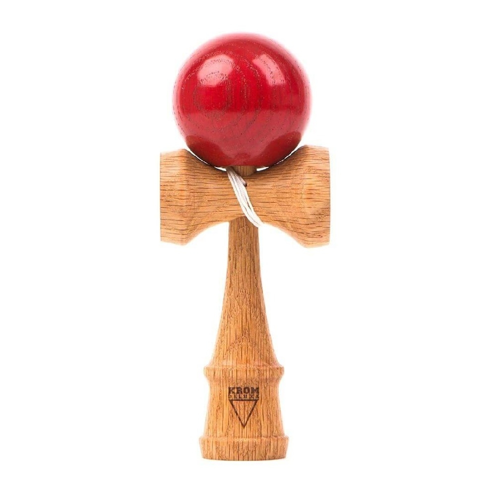 krom kendama deluxe v3 mahogany - ruby red