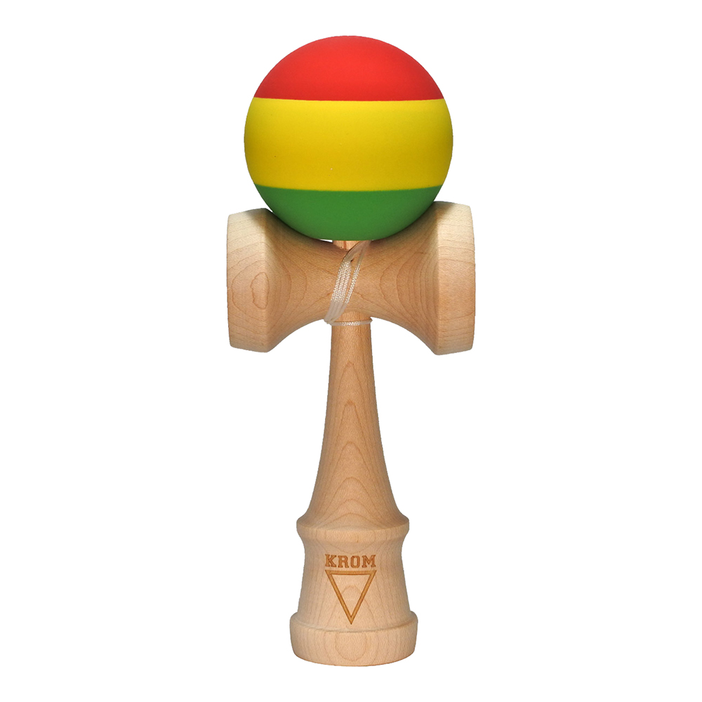 krom kendama rasta maple rubber