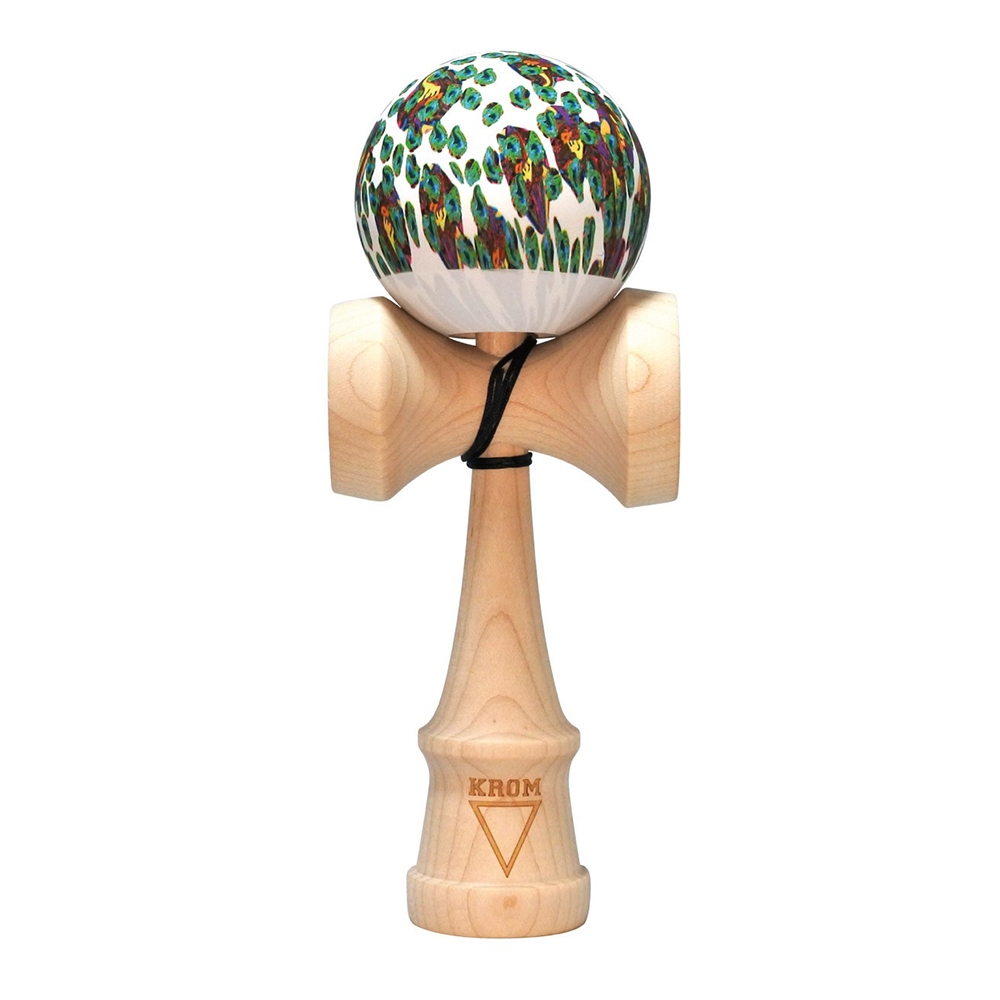krom kendama rubber party pelle - premium maple