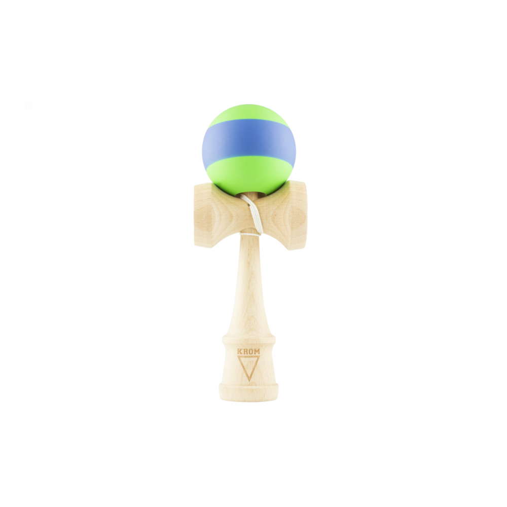 krom kendama rubber stripe - green w.blue