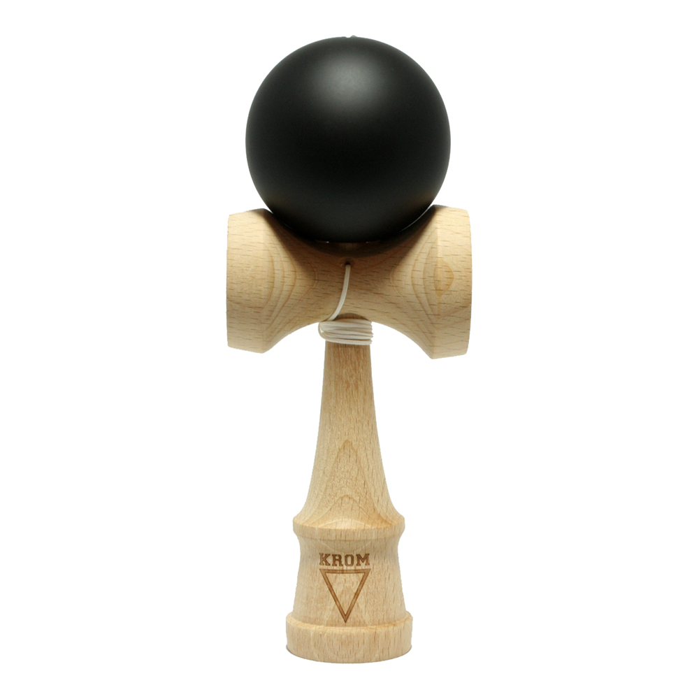 krom kendama solid - black rubber