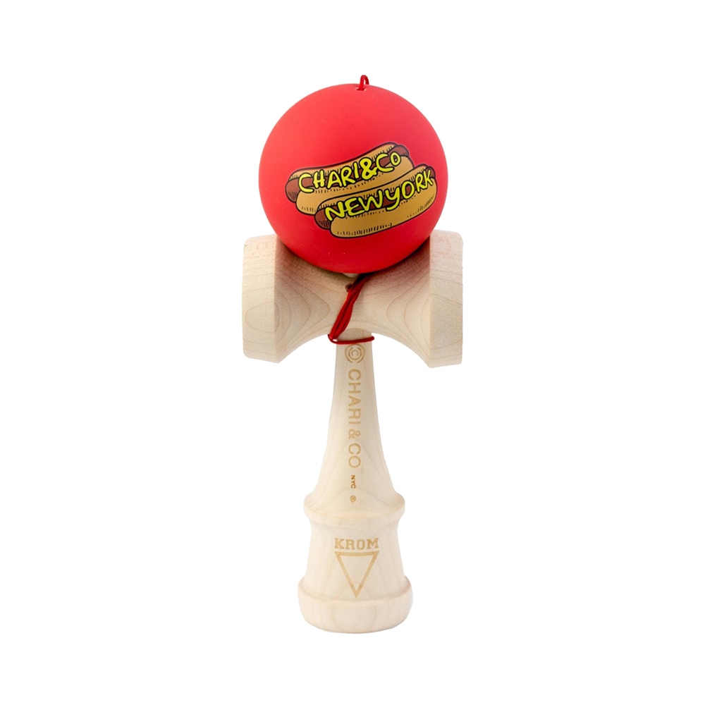krom kendamas krom x chari & co maple - hot dog ketchup