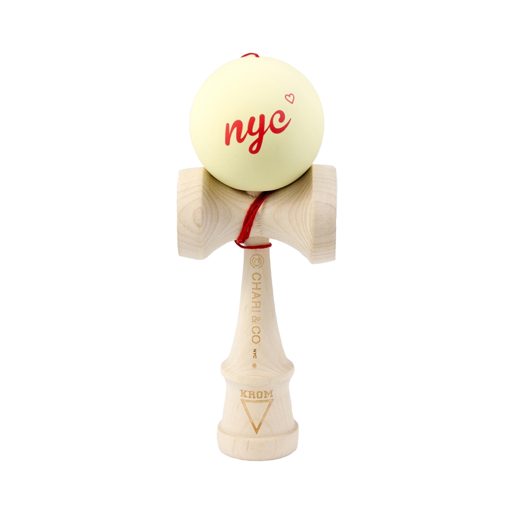 krom kendamas krom x chari & co maple - nyc cream