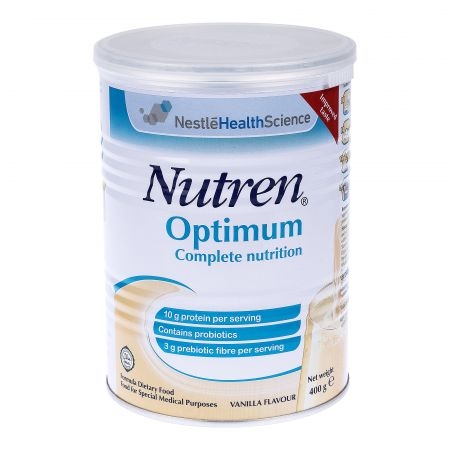 lapte praf de crestere nestle nutren optimum - complete nutrition, 400g