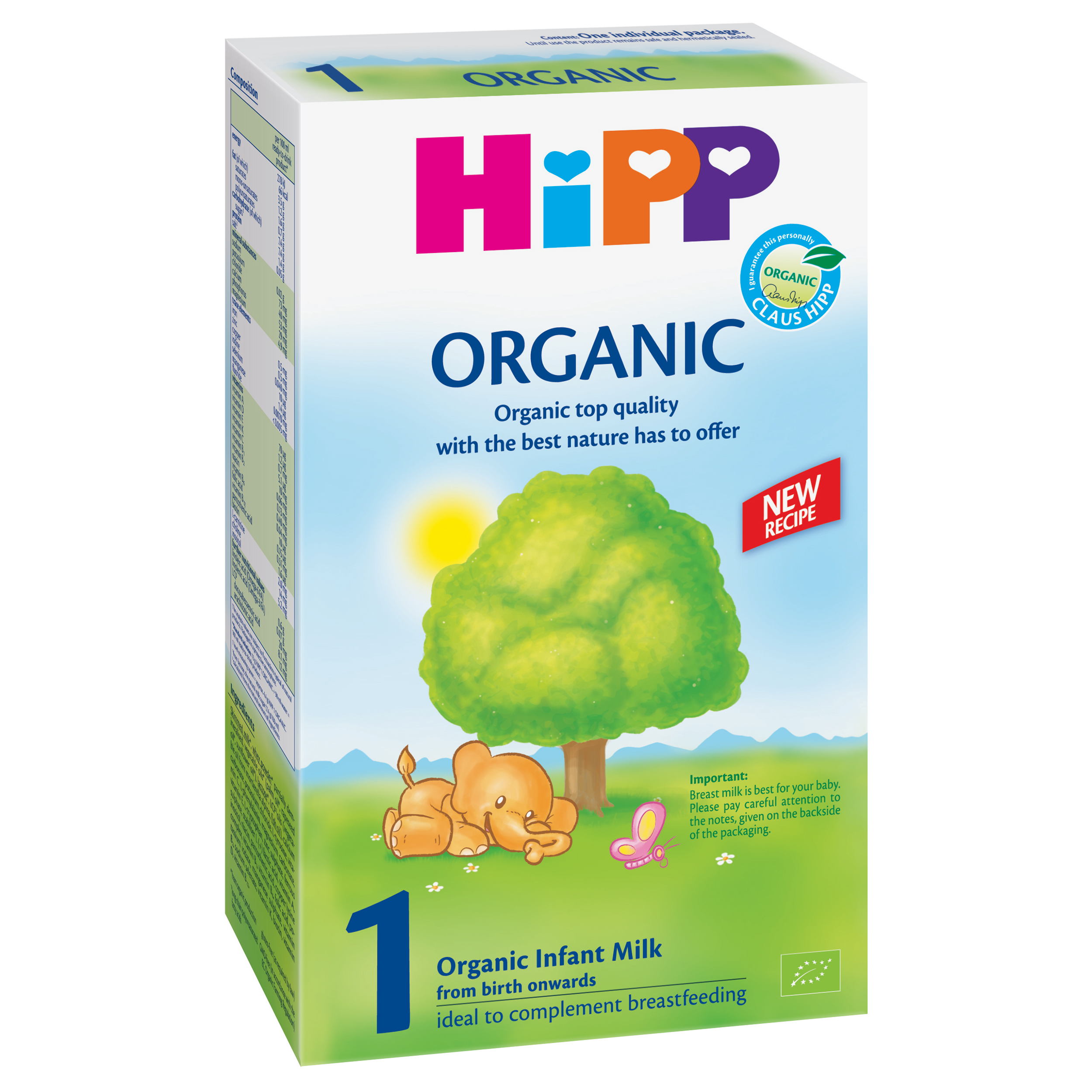 lapte praf de inceput hipp 1 organic, 300g