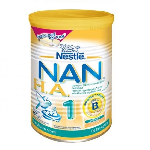 lapte praf de inceput nestle nan h.a.1, 400g