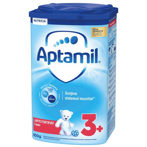 Lapte praf Nutricia Aptamil Junior 3+, 800 g, de la 3 ani Aptamil imagine noua responsabilitatesociala.ro