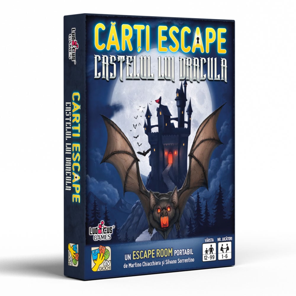 Joc Carti Escape, Castelul lui Dracula carti imagine noua responsabilitatesociala.ro