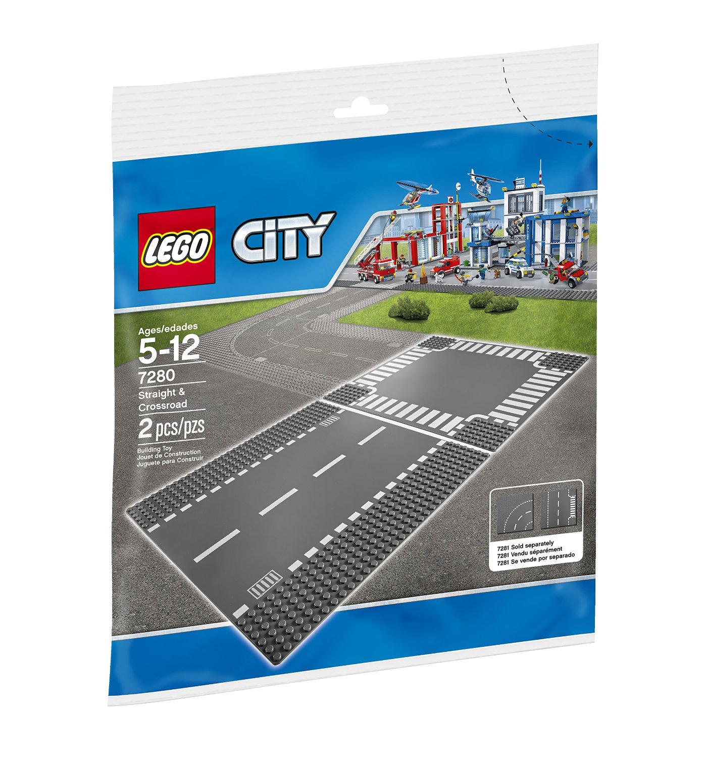 lego® city - intersectie si drum (7280)
