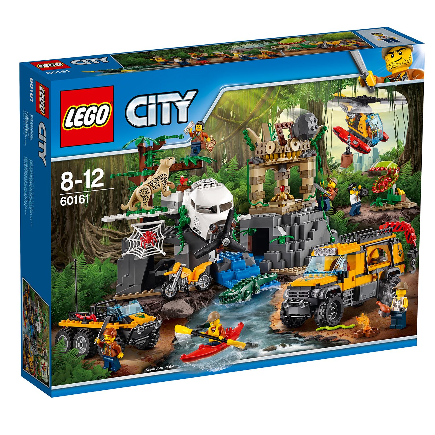 lego® city jungle explorers - amplasamentul de explorare din jungla (60161)