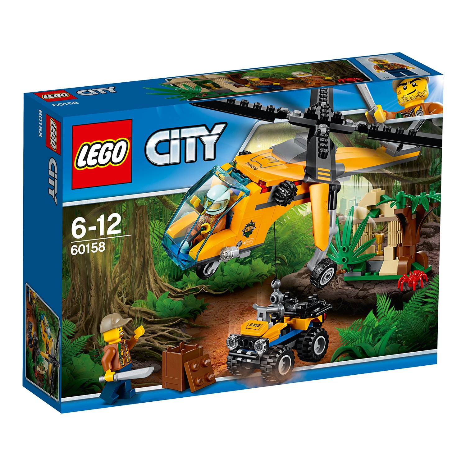 lego® city jungle explorers - elicopter de marfa in jungla (60158)