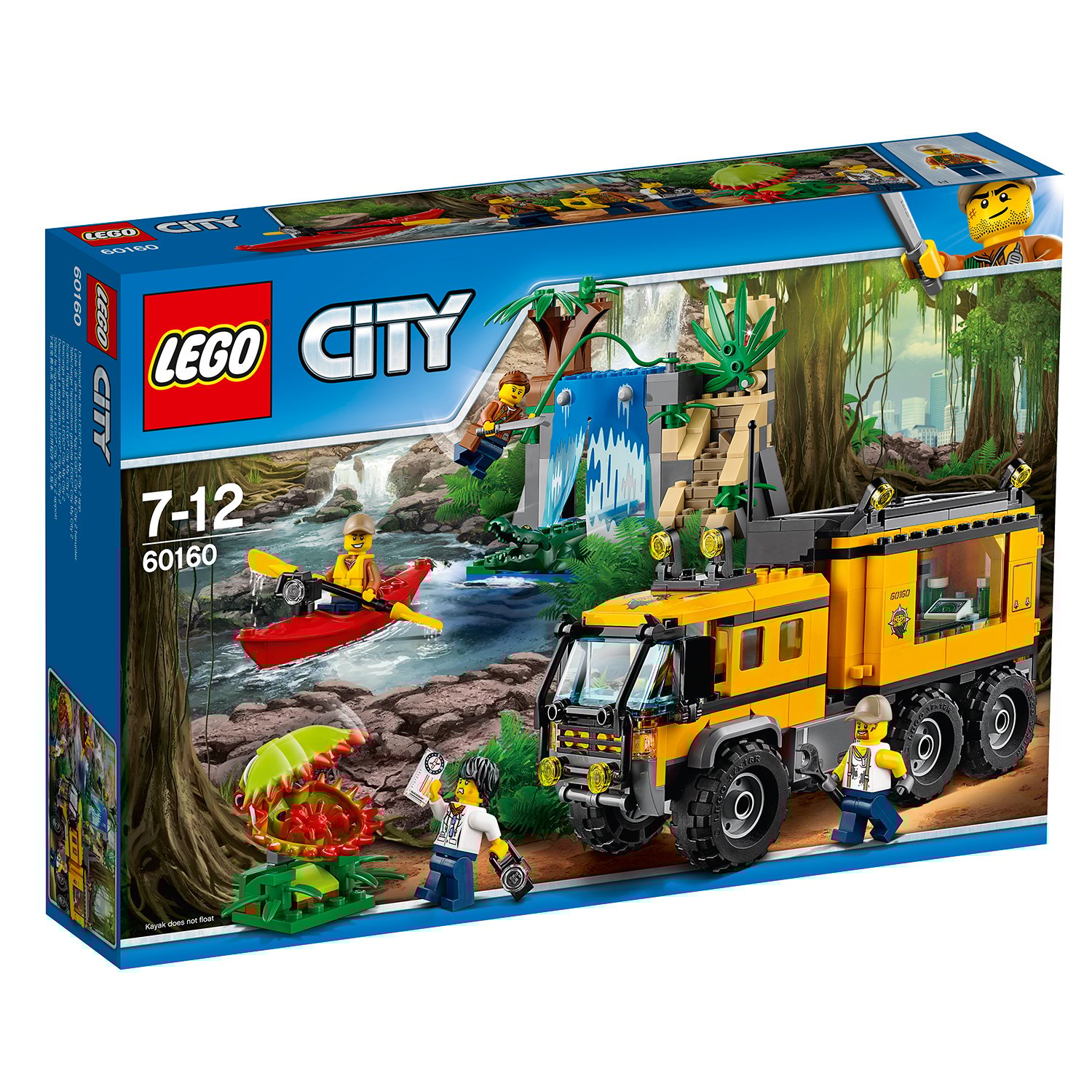 lego® city jungle explorers - laboratorul mobil din jungla (60160)