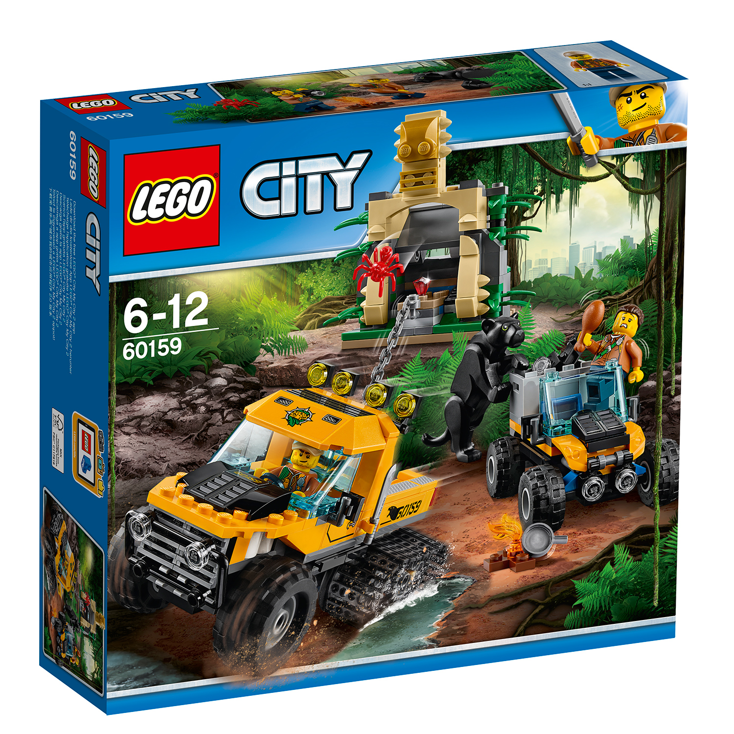 lego® city jungle explorers - misiune in jungla cu autoblindata (60159)