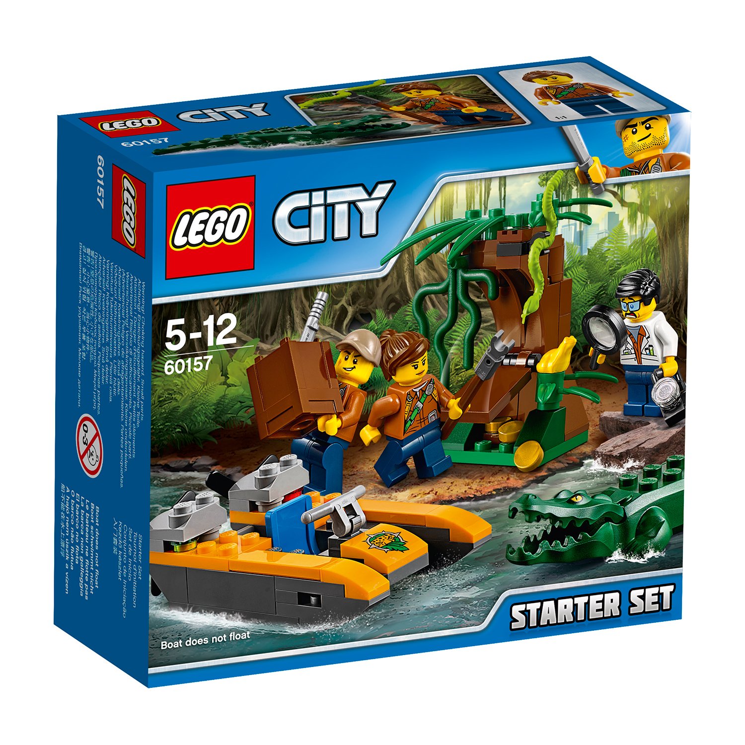 LEGO® City Jungle Explorers - Set de jungla pentru incepatori (60157)