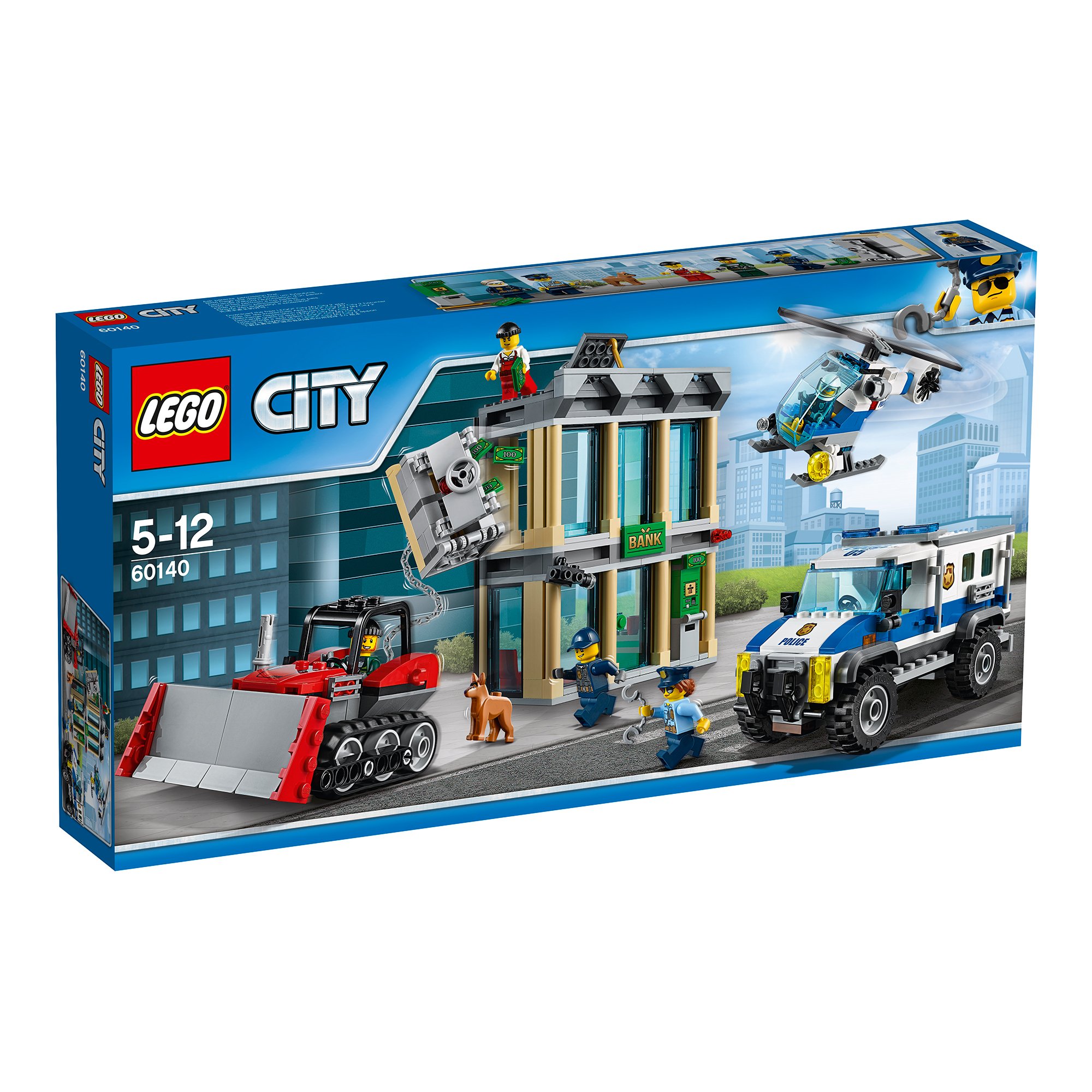 lego® city police - spargere cu buldozerul (60140)
