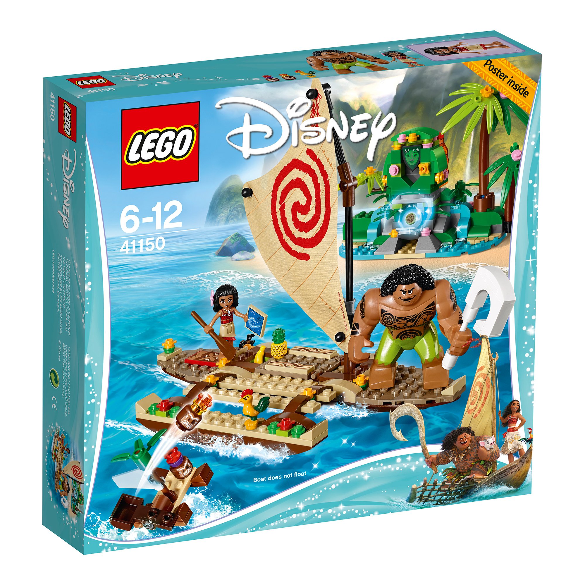 lego® disney princess - vaiana si calatoria ei pe ocean (41150)