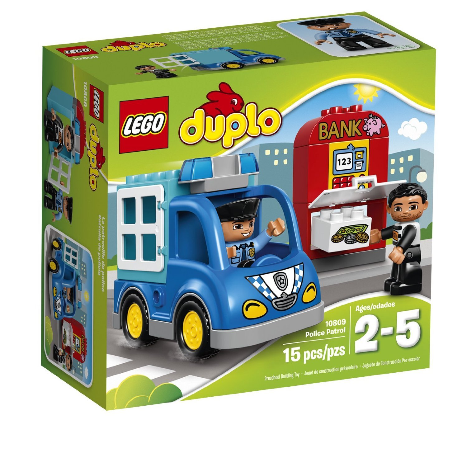 lego® duplo® - patrula de politie (10809)