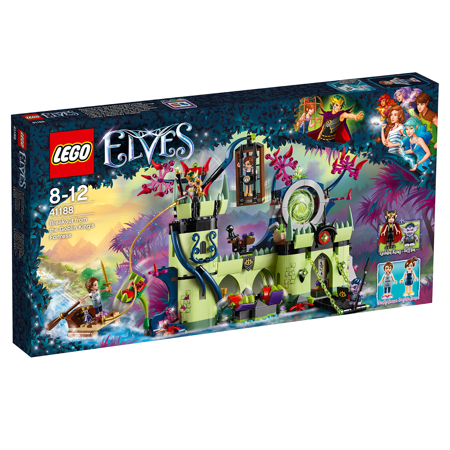 lego® elves - evadarea din fortareata regelui spiridusilor (41188)