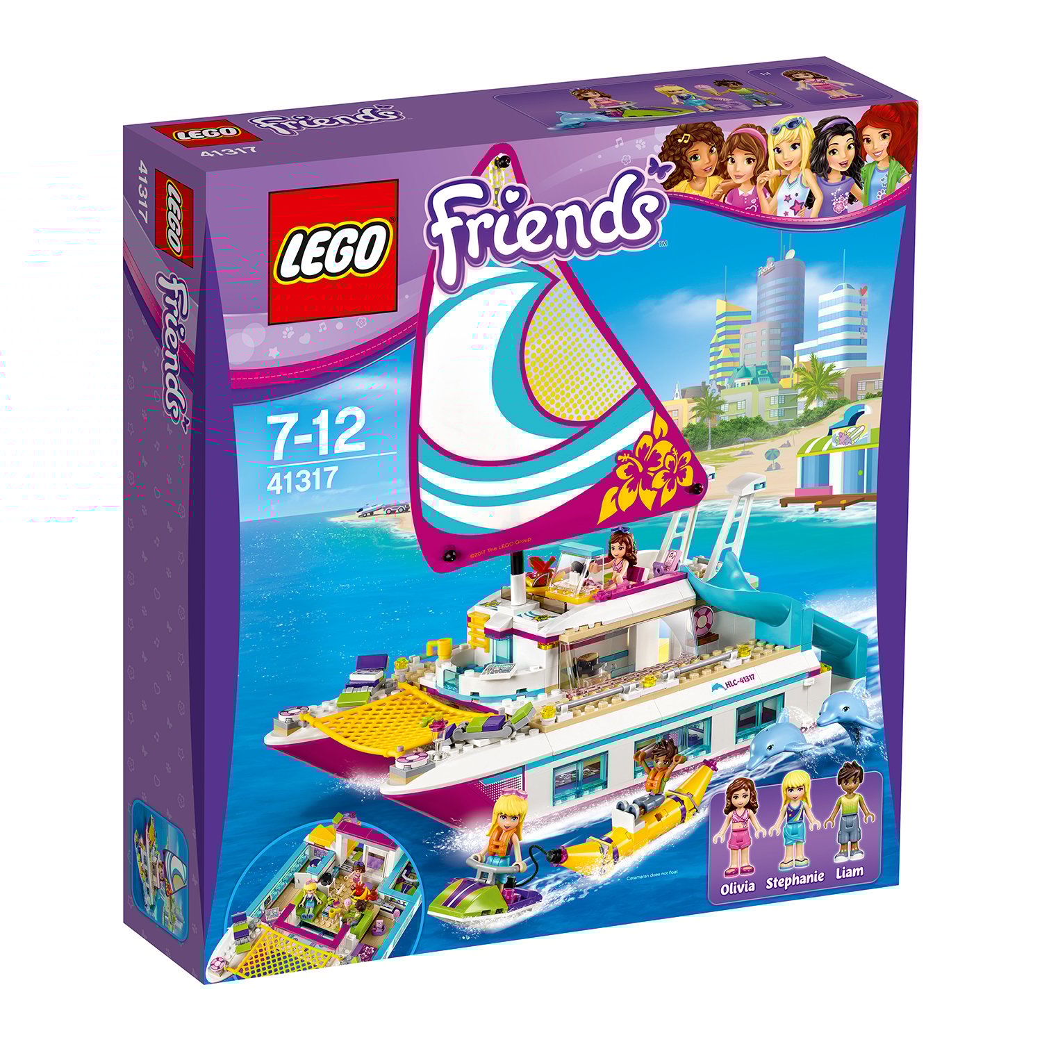lego® friends - croaziera insorita pe catamaran (41317)