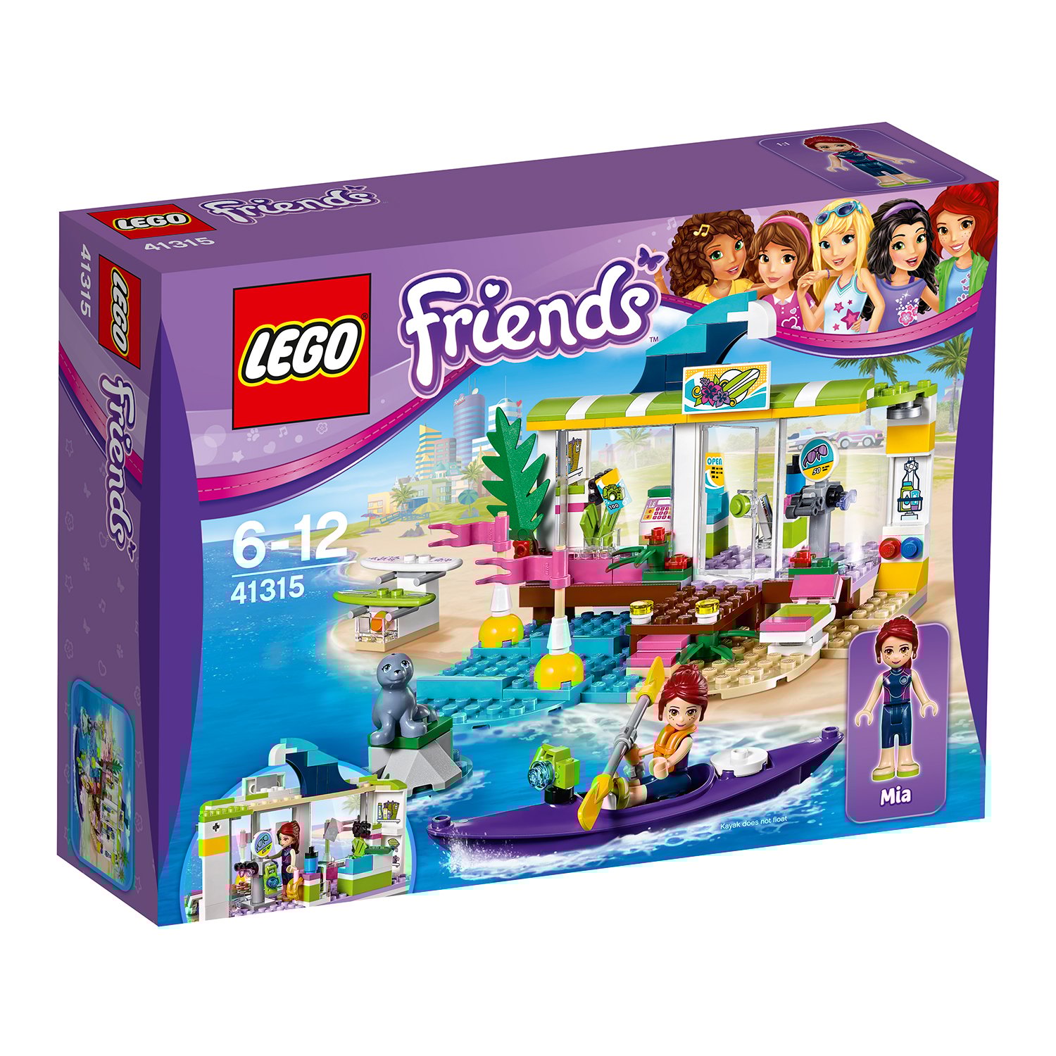 lego® friends - magazinul de surf din heartlake (41315)