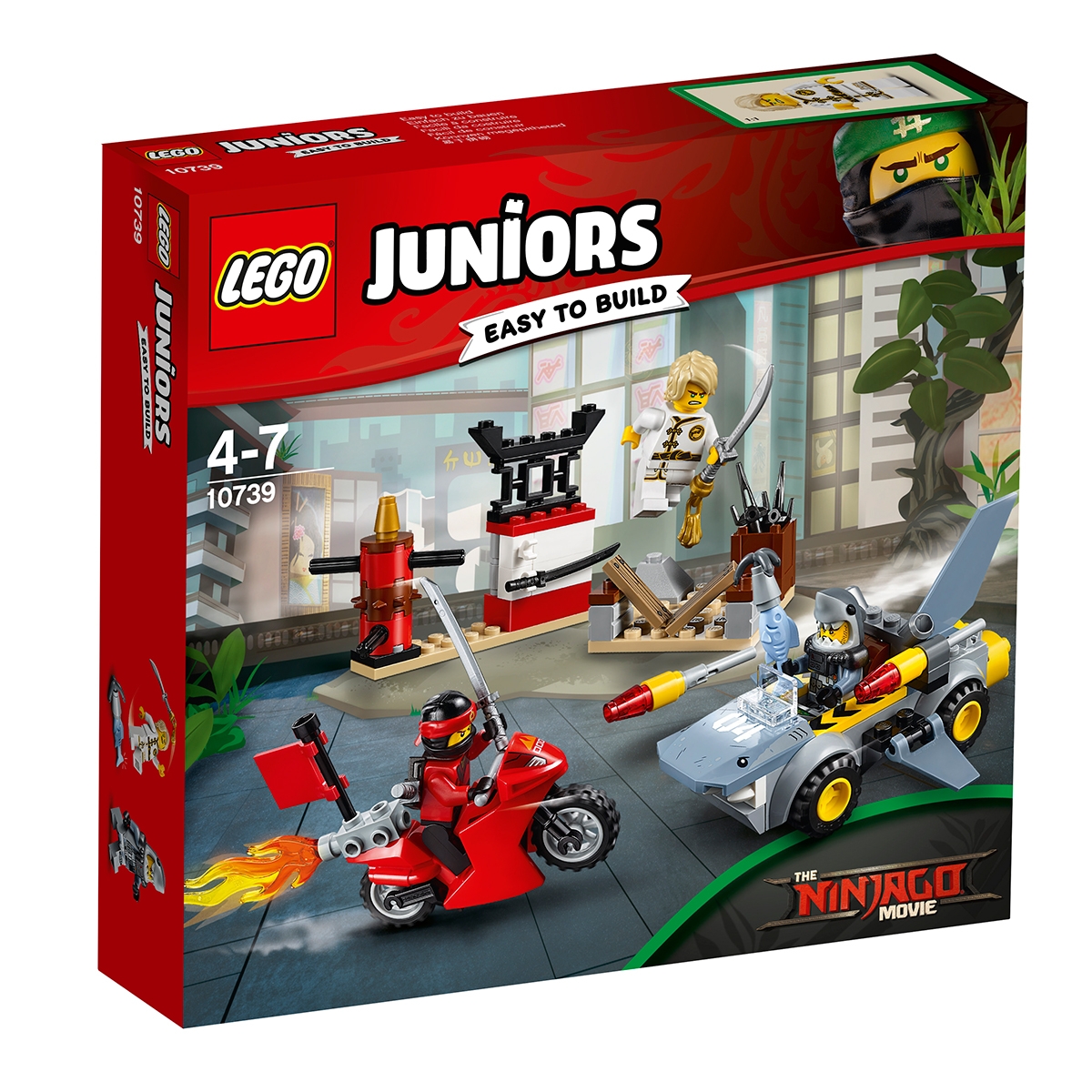 lego® juniors - atacul rechinului (10739)