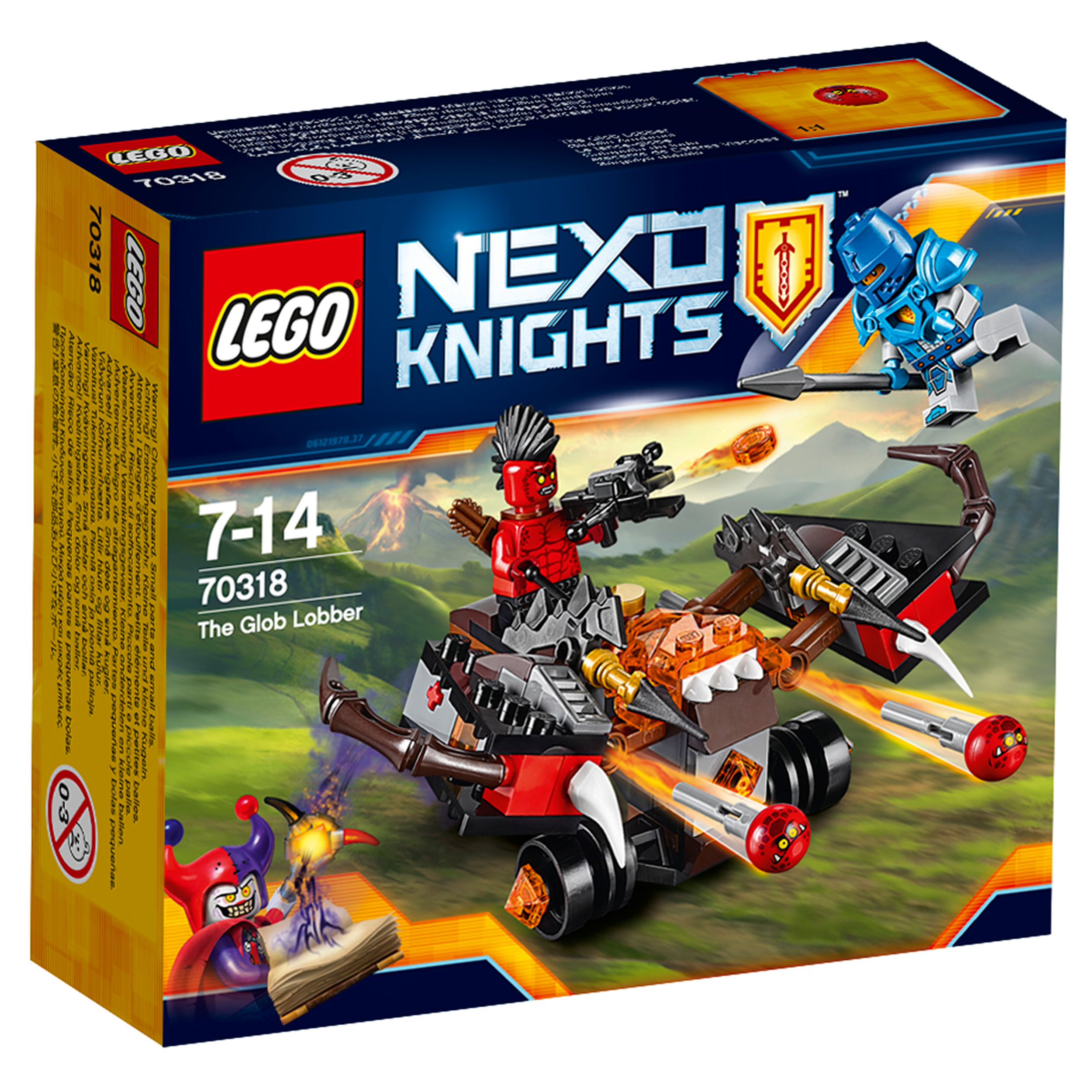 lego® nexo knights - catapulta (70318)