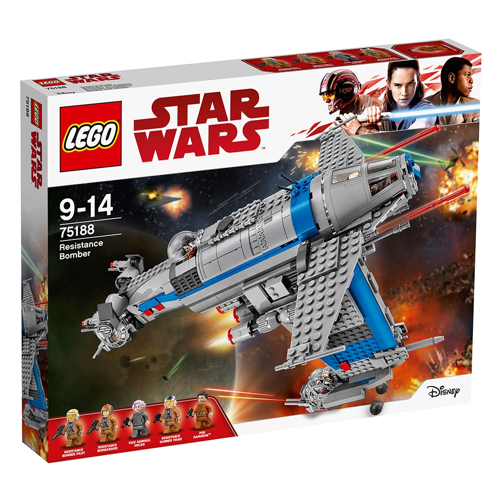 lego® star wars™ - bombardier al rezistentei (75188)