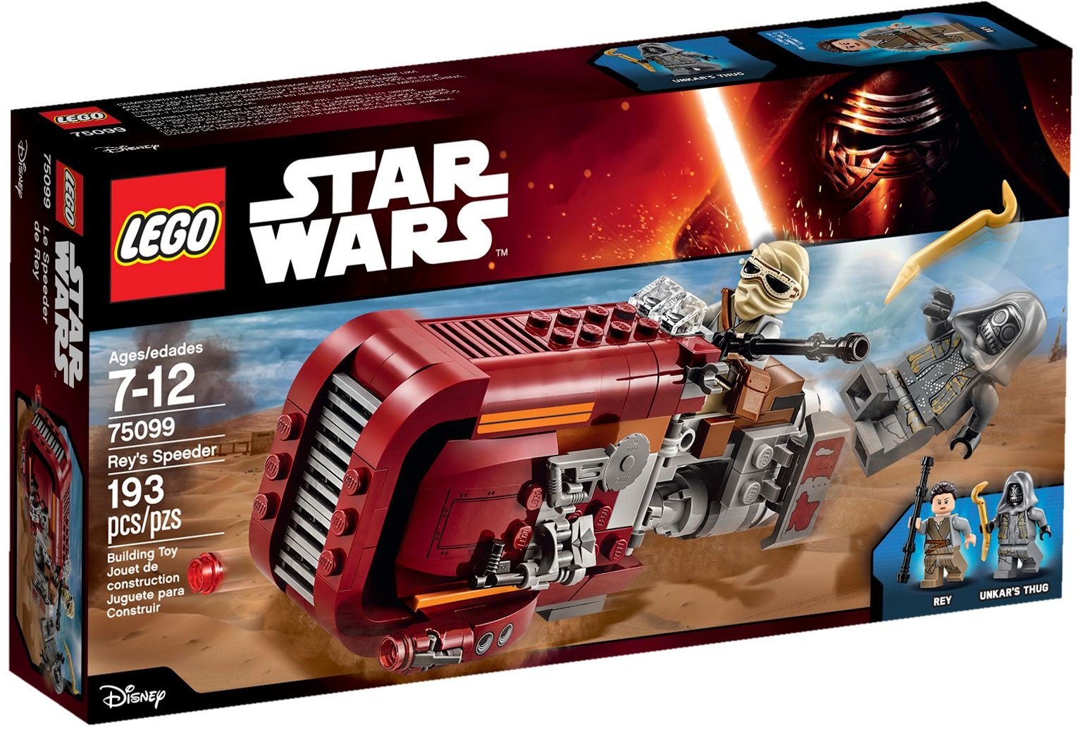 lego® star wars™ rey's speeder (75099)