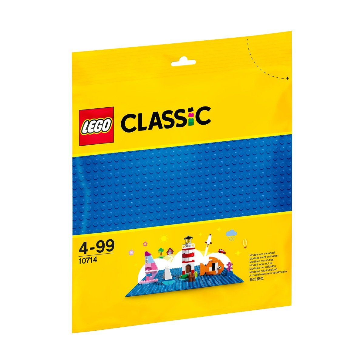 ear Sticky auxiliary LEGO® Classic - Placa de baza albastra (10714) - Shop Copilul.ro