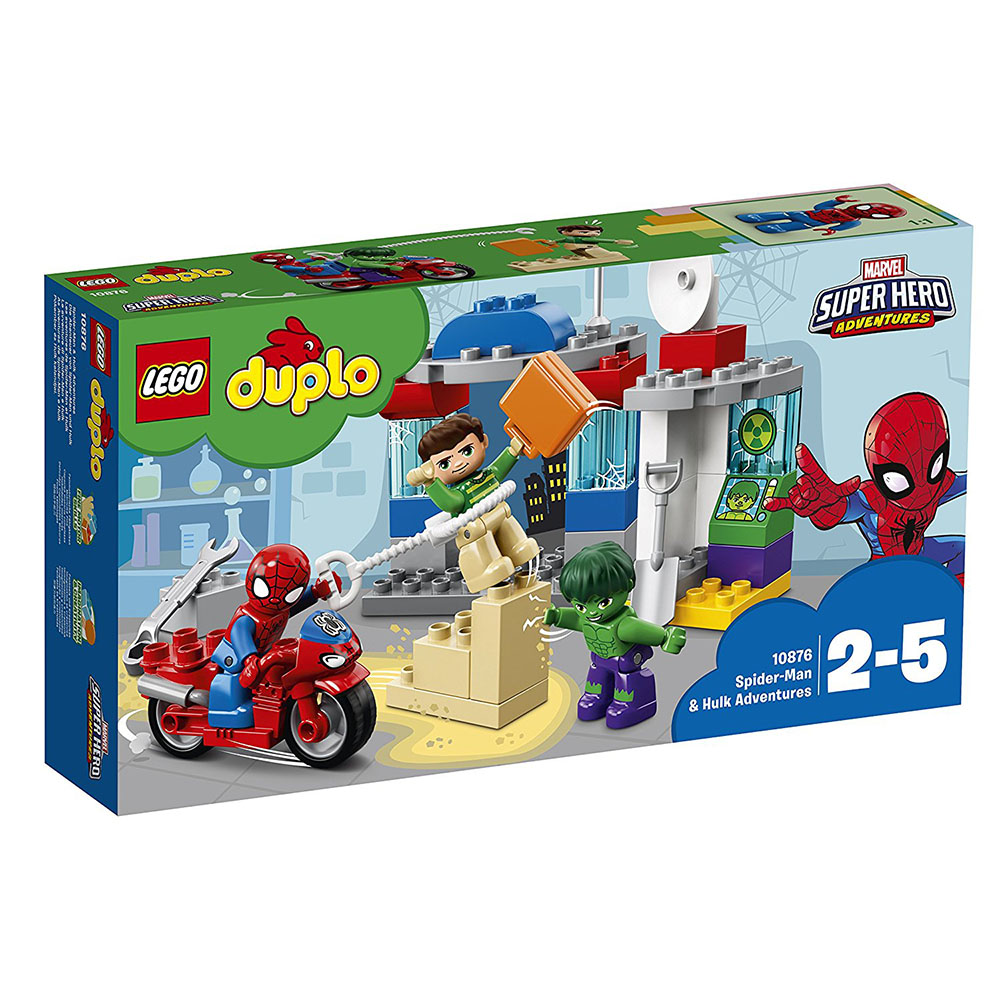 lego® duplo® - aventurile lui spider-man si hulk (10876)