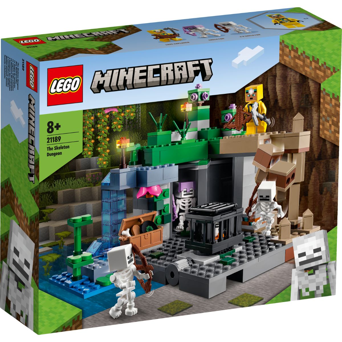 LEGO® Minecraft – Temnita Scheletelor (21189) (21189) imagine noua responsabilitatesociala.ro