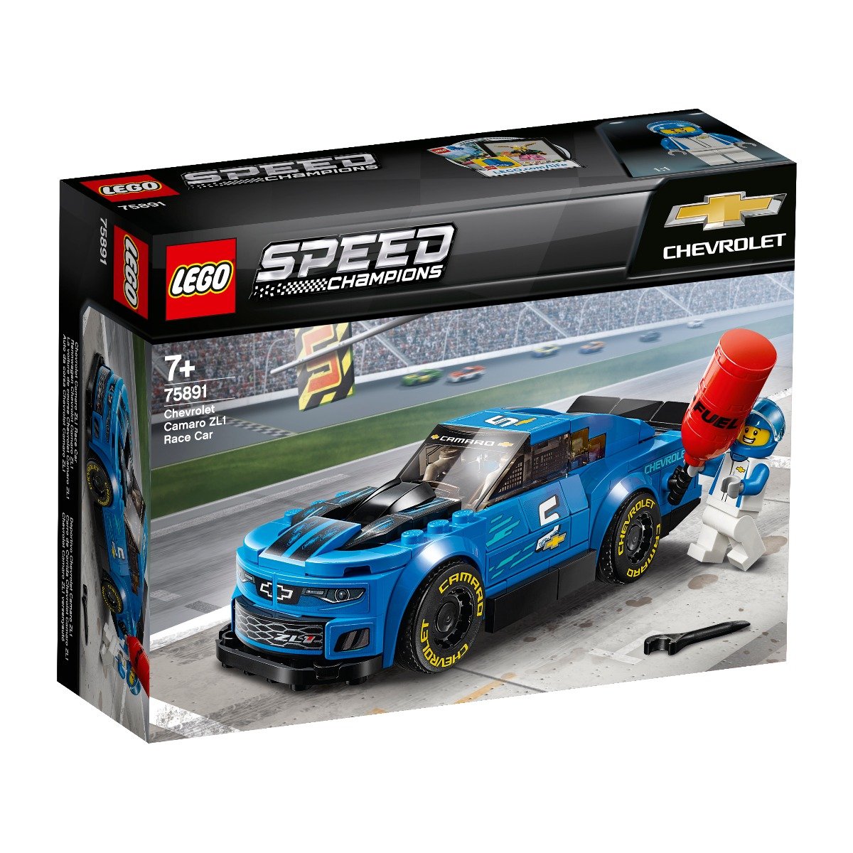 Lego® speed champions - masina de curse chevrolet camaro zl1 (75891)