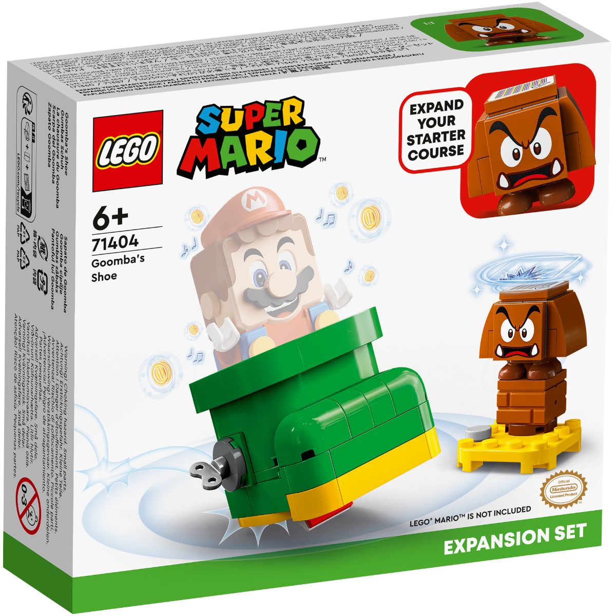 LEGO® Super Mario – Set de extindere Pantoful lui Goomba (71404) (71404)
