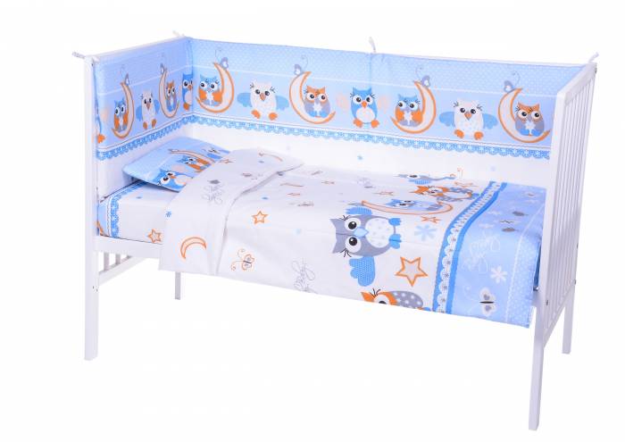 Set lenjerie de patut Bebe Royal, 5 piese
