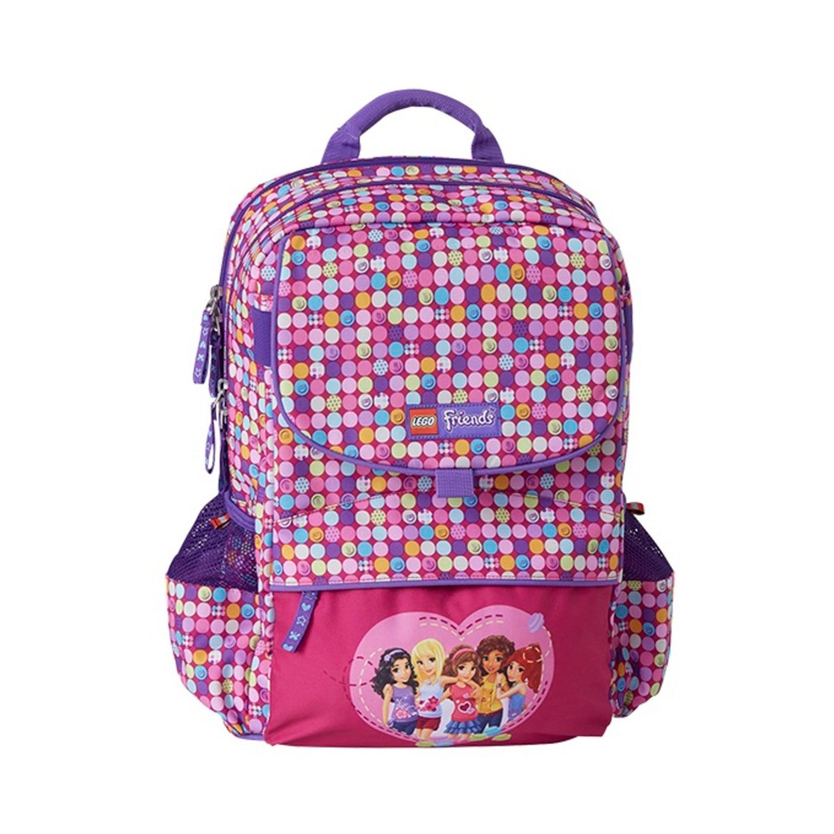 Ghiozdan scoala starter plus lego® core line, friends confetti