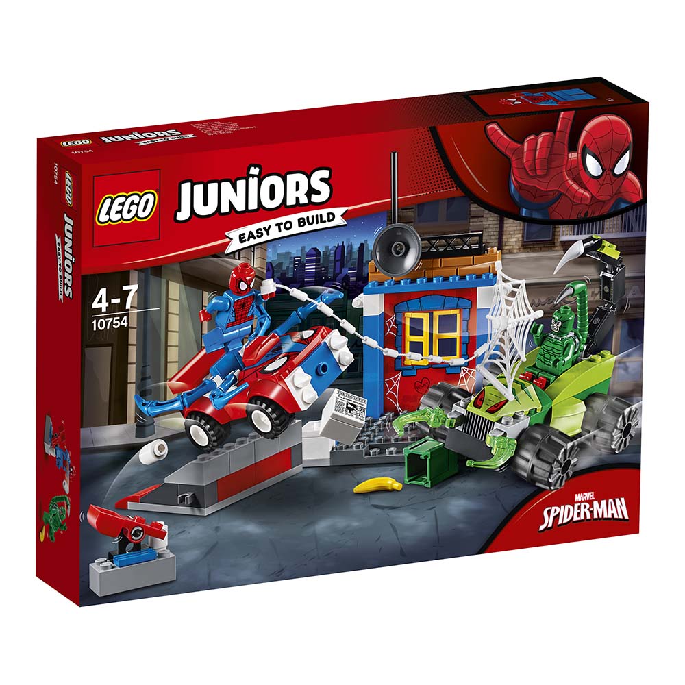 lego® juniors - confruntarea dintre omul paianjen si scorpion (10754)