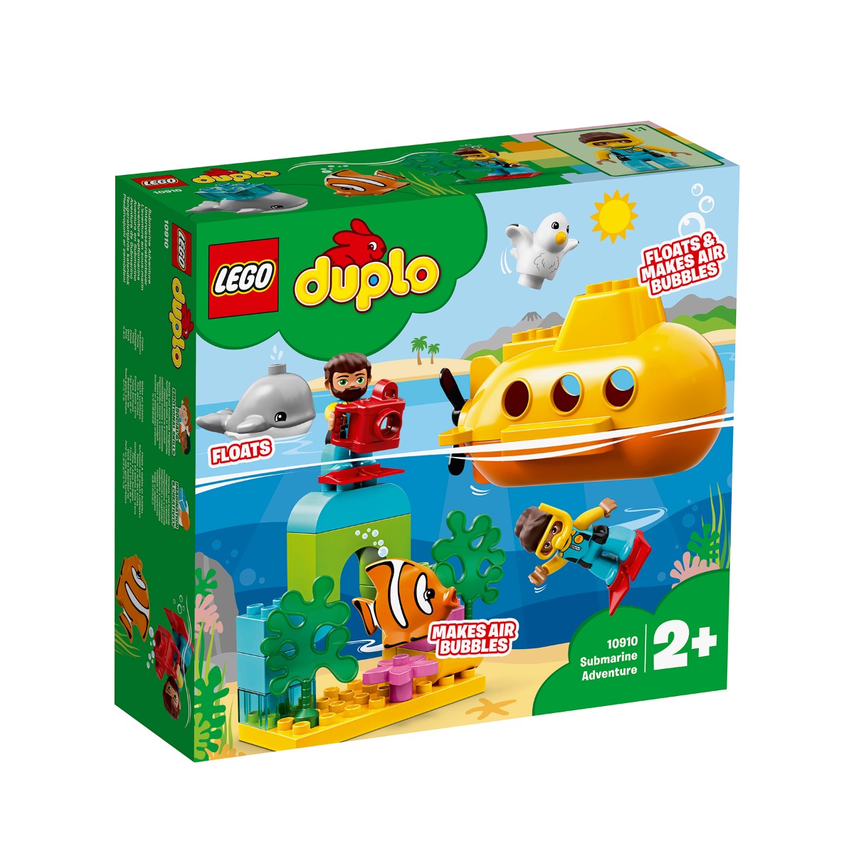 LEGO® DUPLO® Town – Aventura cu submarinul (10910) LEGO imagine 2022