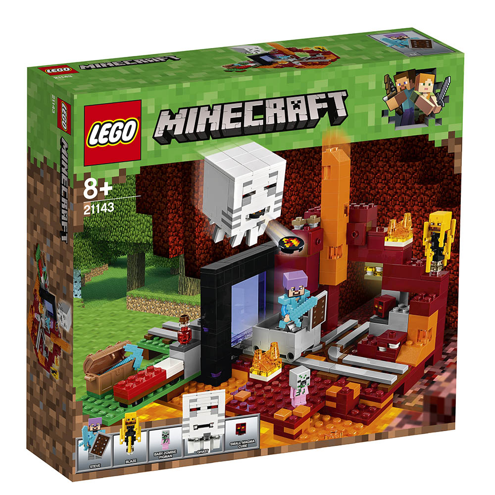 lego® minecraft™ - portalul nether (21143)