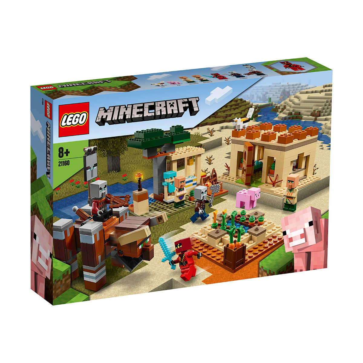 LEGO® Minecraft™ – The Illager Raid (21160) LEGO® imagine noua