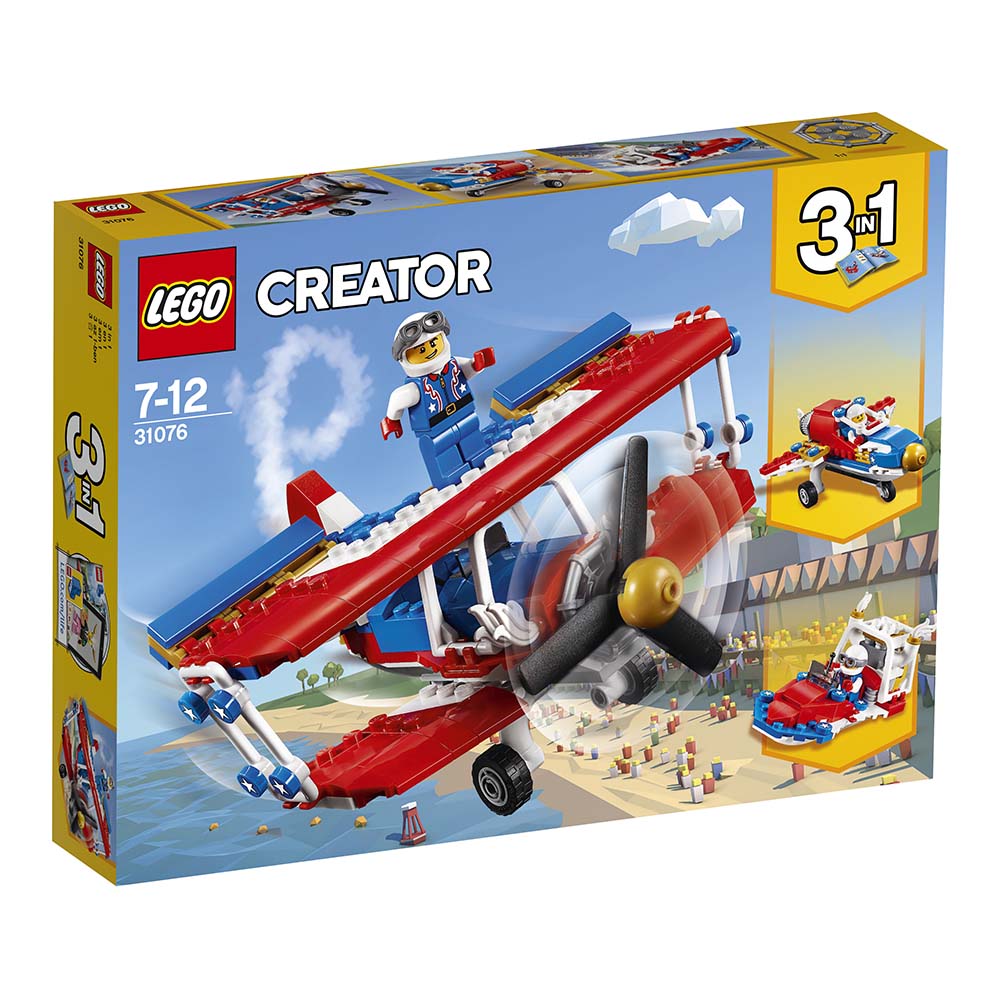 lego® creator - avionul de acrobatii (31076)